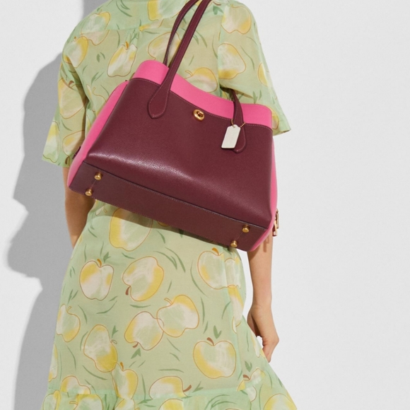 Coach Lora Carryall Colorblock Satchel BNWT - Picture 4 of 11